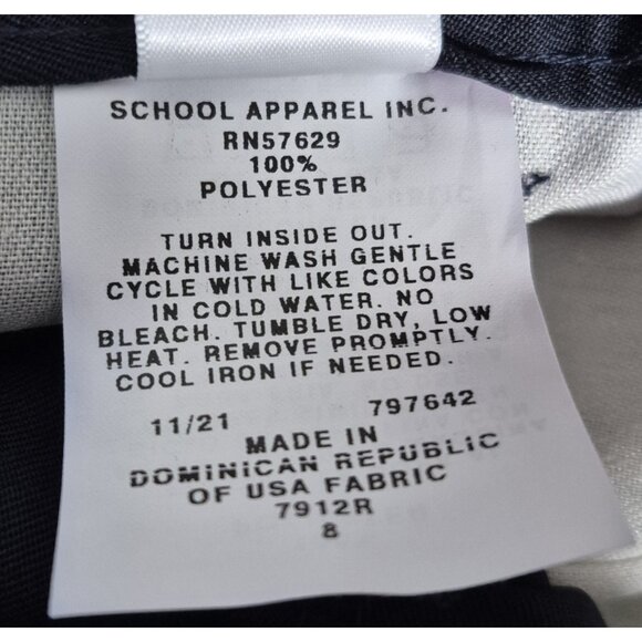 A+ By SAI Navy Blue Adjustable School Shorts Youth Boys Size 8 (25x6.5) - Picture 3 of 8